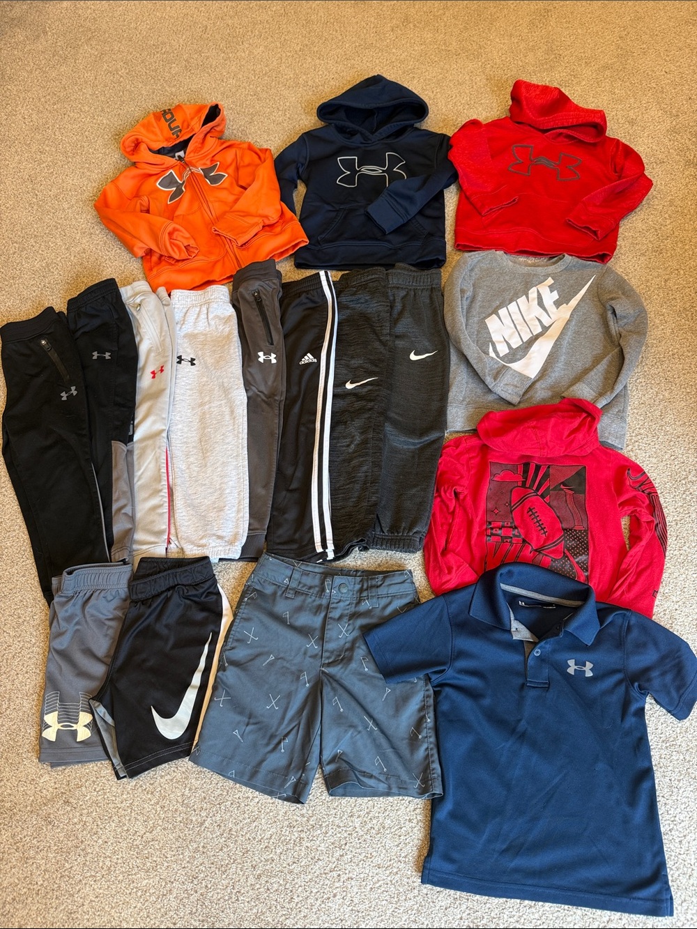Under Armour and Nike Activewear Lot - Boys size 4